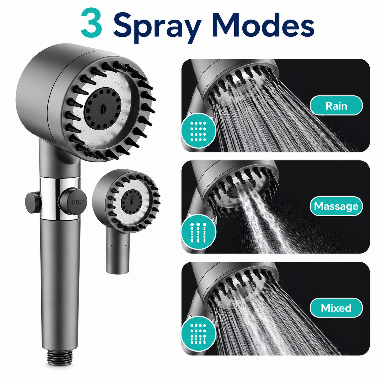 HydraMist™ Filtered Shower Head