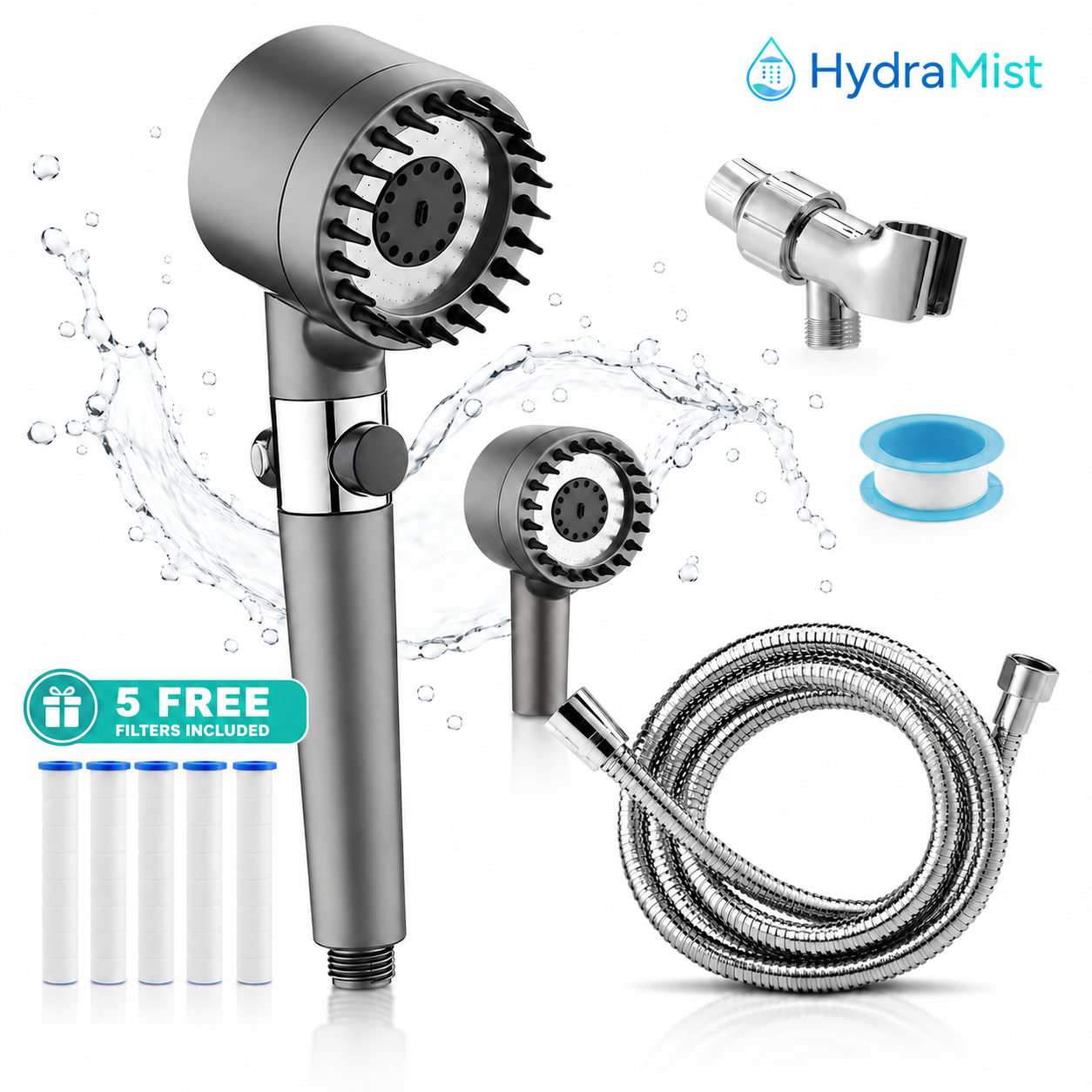 HydraMist™ Filtered Shower Head